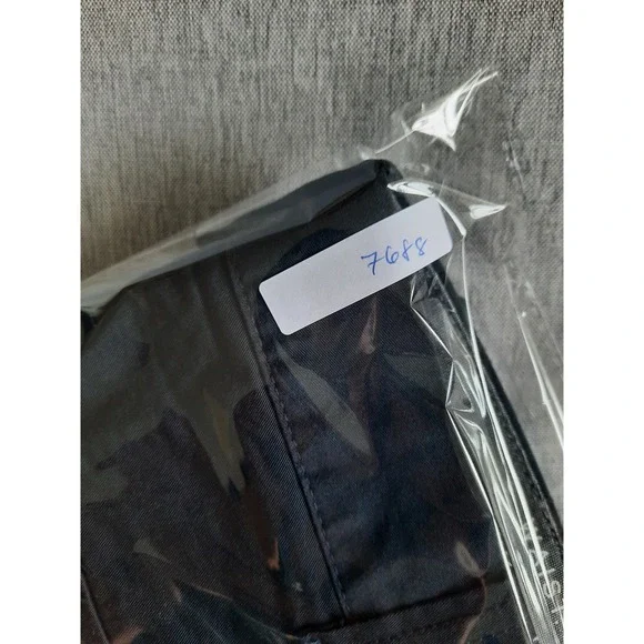 J. Crew Short Mens Black 32 Flex Chino Short Buttons Zip Fly Stretch Flat Front